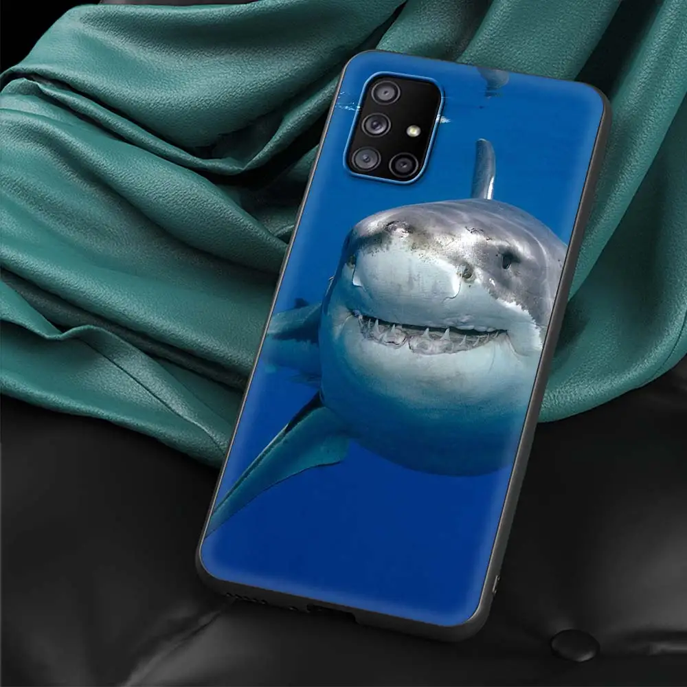 Ocean Whale Shark Swim Art Phone Case - TPU Silicone Cover