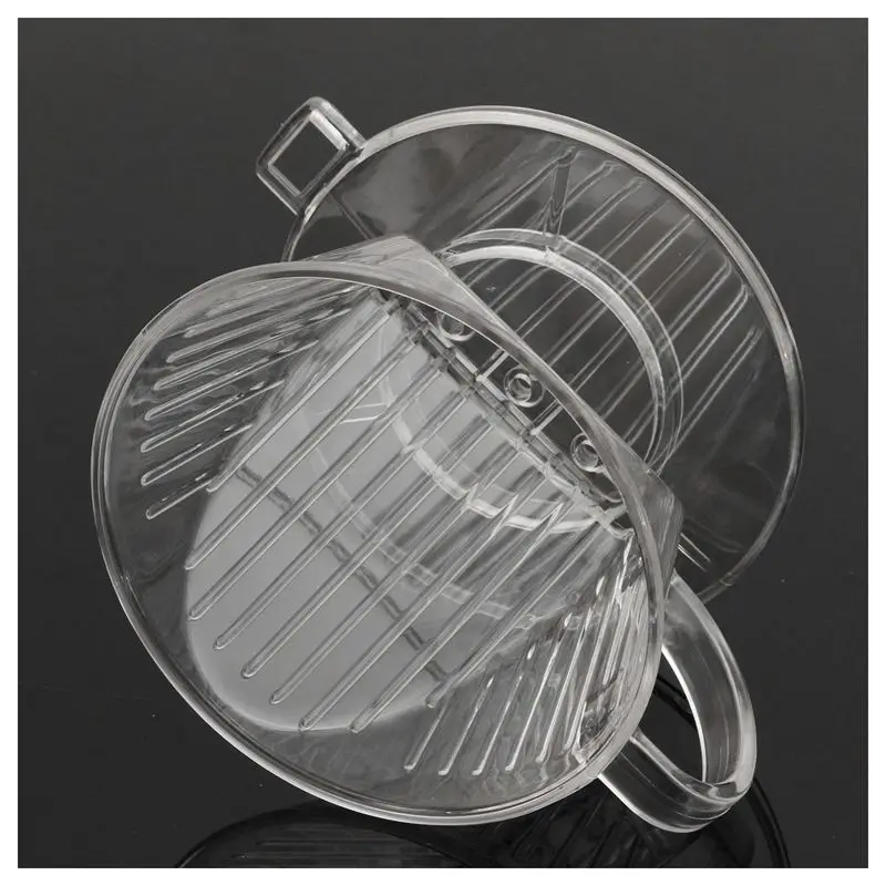 Clear Coffee Filter Cup Cone Maker Brewer Holder Plastic Reusable