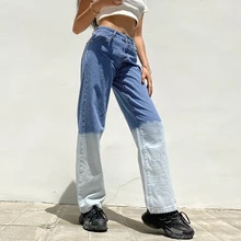 Low Rise Washed Straight Jeans Y2K Harajuku Loose Baggy Pants 2000S Aesthetic High Street Women Summer Autumn Streetwear Jeans