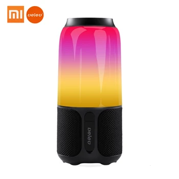 

Xiaomi mijia Velev Bluetooth Speaker Wireless Music Player Audio Portable Loudspeaker Stereo Soundbox LED Lamp Colorful Light