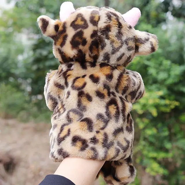 Cute Milk Cow Sheep Dog Duck Bear Hand Puppet Baby Kids Child Educational Soft Doll Plush Toy High quality 6