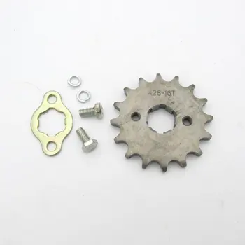 

Sprocket Front 428-16t 20mm Motorcycle Atv Dirtbike Motorcycle Drive Sprocket 16 Tooth Front Sprocket Inner Diameter 20mm