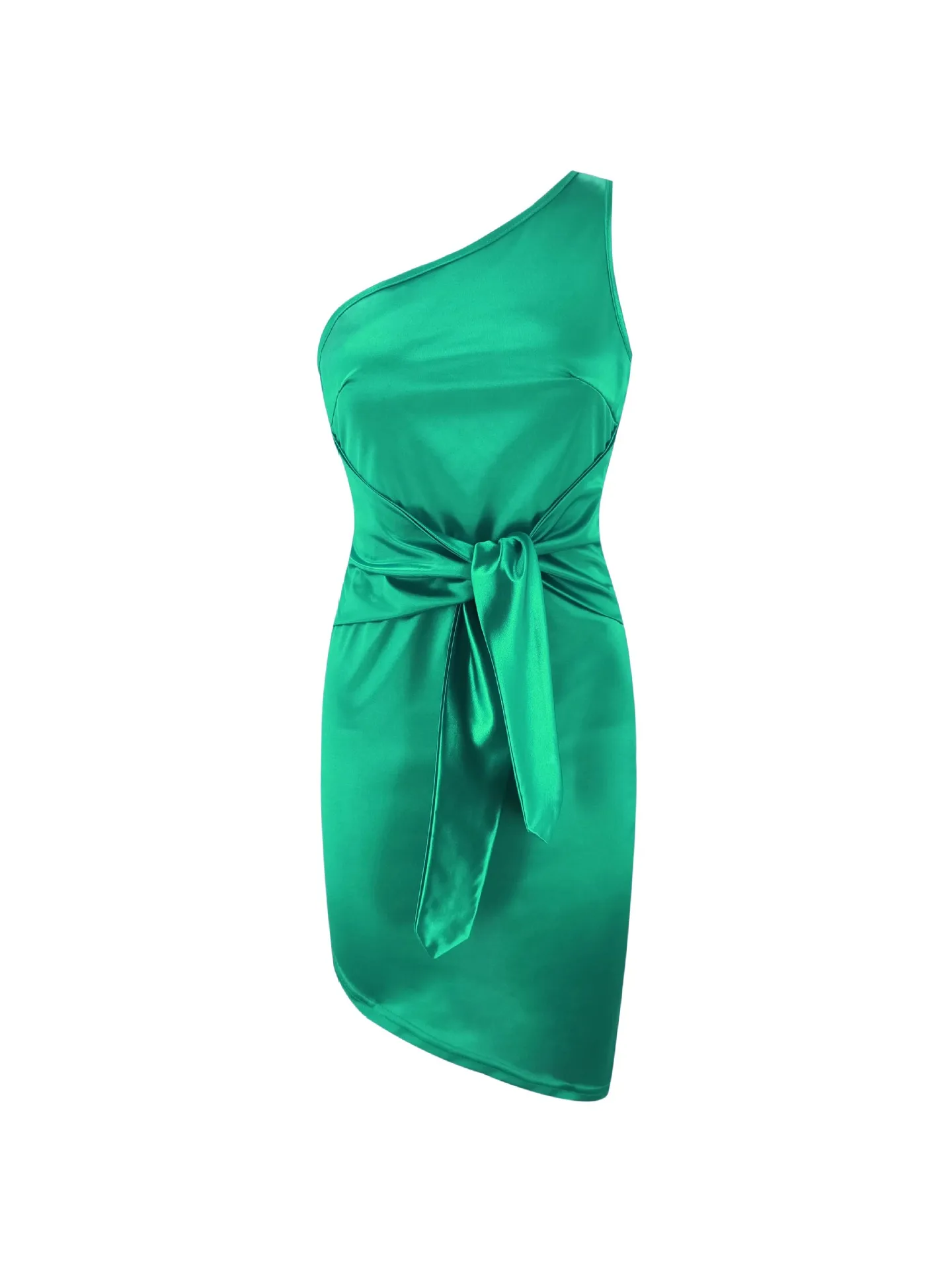 Платье на Одно Плечо атласное платье для женщин лето 2019 вечерние Клубные платья