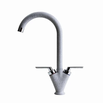 

Смеситель для кухни 1/2кер MIXLINE ML-GS08 (310) серый высок. излив