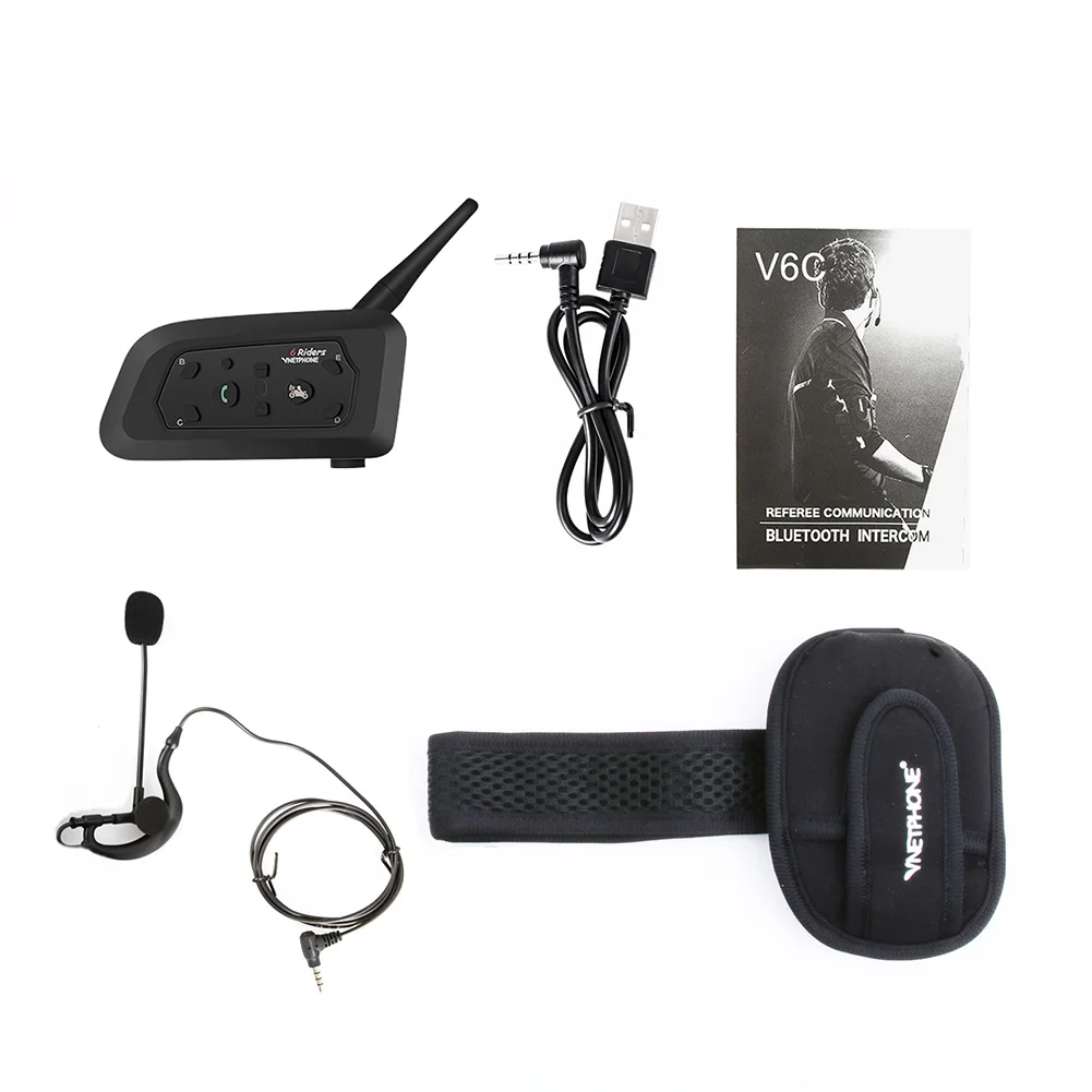 Pro Bluetooth Monaural рефери внутреннее соединение 3,0 Interphone Спортивная гарнитура футбол, инструмент рация