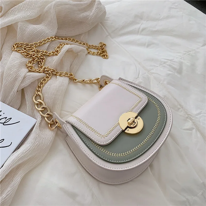 

Bag for women's bag Small fresh bag women 2019 new Korean chain shoulder bag fashion Joker Messenger bag saddle bag