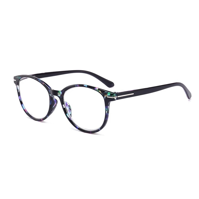 PP New Women Cat Eye Reading Glasses Vintage Reader Fashion Flower Print+1.0 1.5 2.0 2.5 3.0 3.5 - Цвет оправы: PP