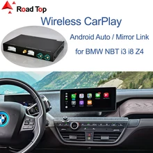 Bezprzewodowy CarPlay dla systemu BMW i3 I01 NBT 2013-2017, z androidem lusterko samochodowe Link AirPlay funkcja odtwarzania samochodu