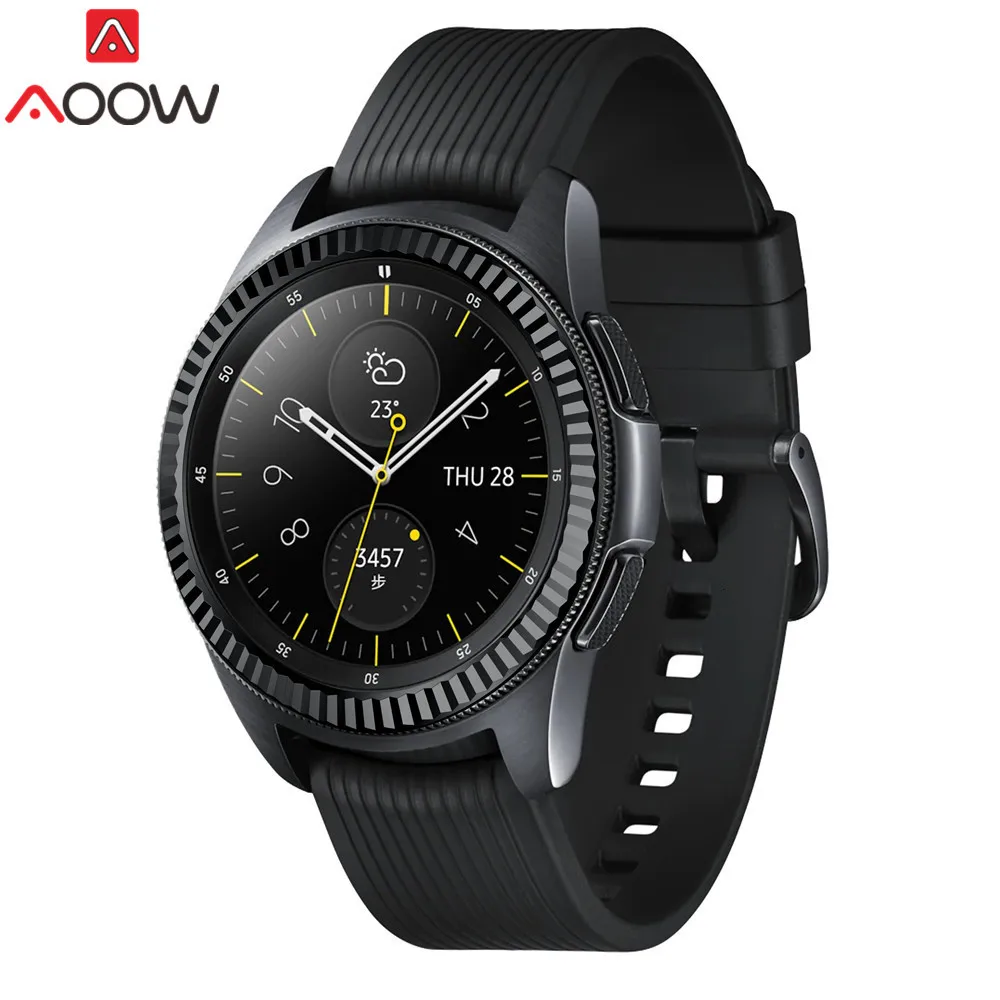 Ободок кольцо Стайлинг для samsung Galaxy Watch 42 мм/Шестерня Спорт клеющаяся крышка против царапин защита из нержавеющей стали аксессуары