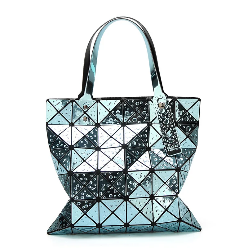 

6 Grid Water Droplet Geometry Quilted Korean-style Fashion Women's Shoulder Oblique Handbag