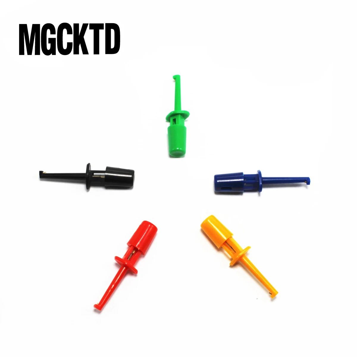 10 шт. 1 7 ''мультиметр провод комплект тест крюк зажим Захваты зонд SMT / SMD IC D20
