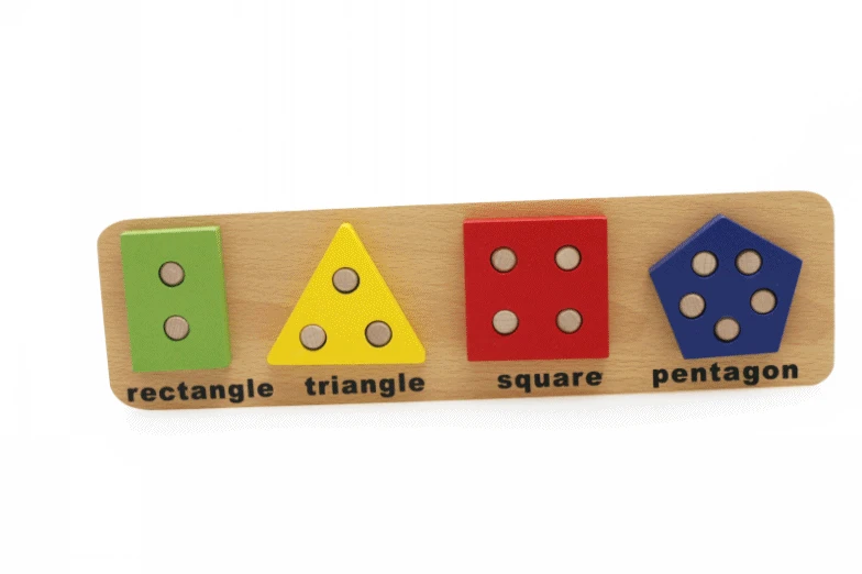  Early Childhood Education Three-dimensional Geometric Shape Cognitive Sensory Teaching Aids Baby Sh - 4000241944171