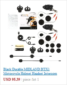 Мотоцикл для переносного приемо-передатчика Bluetooth гарнитура, наружный полно-дуплекс в режиме реального времени вызова Беспроводной для мотоциклетного шлема гарнитура E6