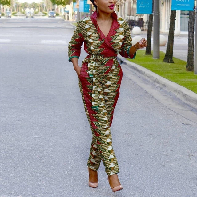 Nkrum Jumpsuit Print African
