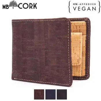 

Natural Cork Wallet | Vegan Cork Fabric Wallet BAG-2006