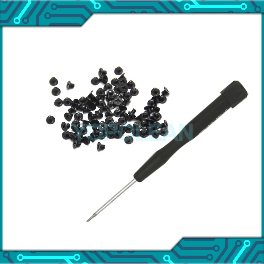 Черные винты для клавиатуры с отверткой Macbook Pro Air Retina A1278 A1286 A1297 A1465 A1466 A1398 A1425