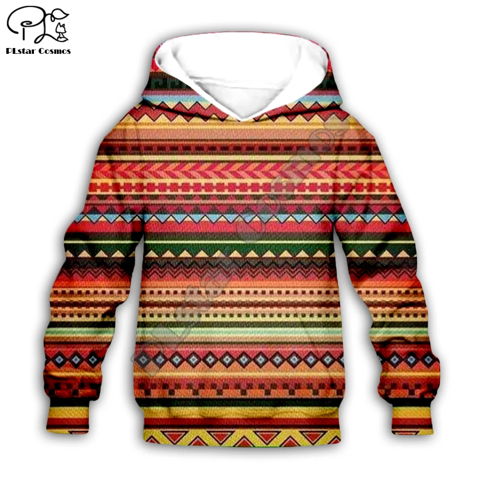 

Kids cloth Native Indian Baby 3D Hoodie/Sweatshirt/zipper/shirts toddler child stripe pattern print boy girl streetwear pant set