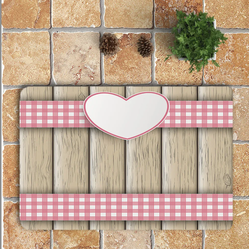 F Ouneed нескользящий напольный коврик с принтом на День святого Валентина, декоративный напольный ковер для гостиной, ванной комнаты, tapis salle de bain, Прямая поставка - Цвет: F