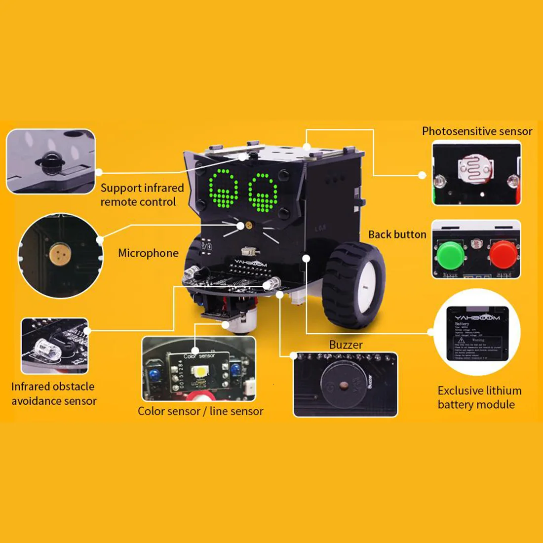 High Recommend 1 Set Standard Version Omibox Scratch Programmable Robot Car Kit
