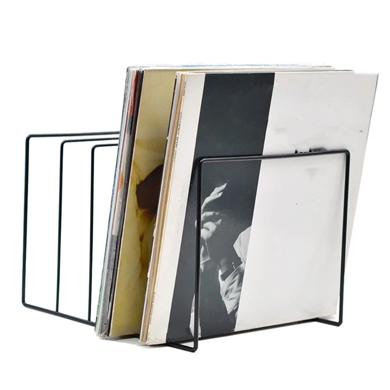 Étagère de rangement en métal pour disque vinyle, support d'exposition pour  plateau tournant | AliExpress