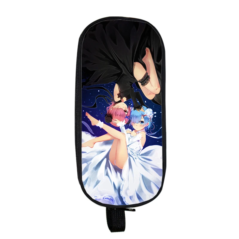 Re: Zero kara Hajimeru Isekai Seikatsu косметическая сумка-карандаш для девочек-подростков пенал для канцелярских принадлежностей школьные принадлежности - Цвет: qbbzero06
