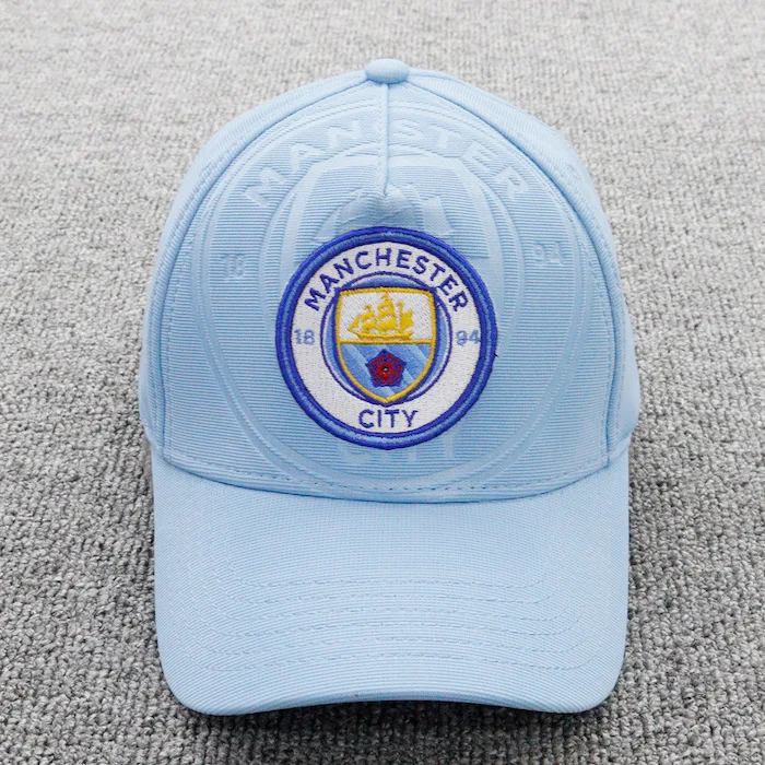 Футбол клуб Manchester City FC вышитые Бейсбол Кепки футбольная команда логотип Регулируемый Кепки для футбольных болельщиков Snapback Кепки