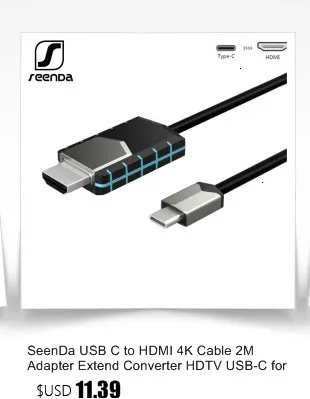 SeenDa Hdmi кабель высокой четкости 2,0 24k позолоченный телевизионная приставка монитор соединительная линия Hdmi сплиттер линия 0,5 м 1 м 1,5 м