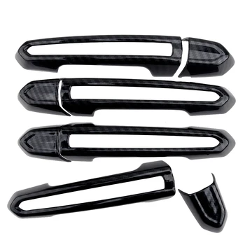 

Carbon Fiber Style Door Handle Cover Trim Fit For Cadillac ATS XTS CT6 XT4 XT5 XT6 2013 2014 2015 2016 2017 2018 2019 2020