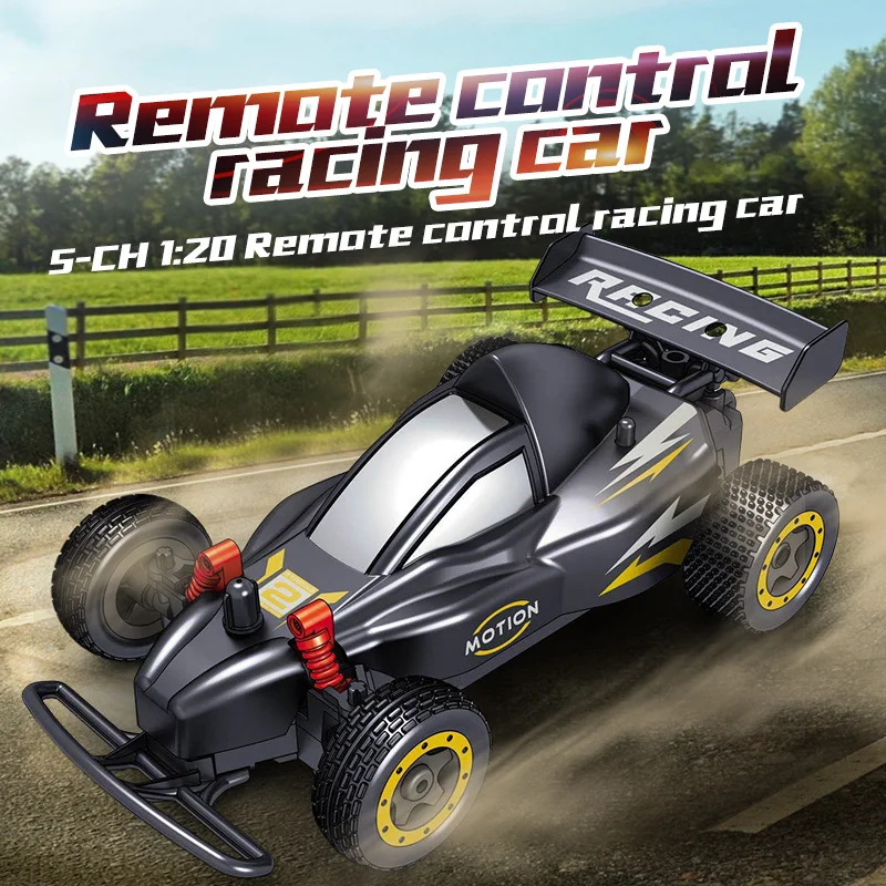 

JJRC Q72B 1/20 Remote Control Car 4WD Racing Model Fall Resistant Durable Wearable 5 Channels 30m 2.4G Remote Control