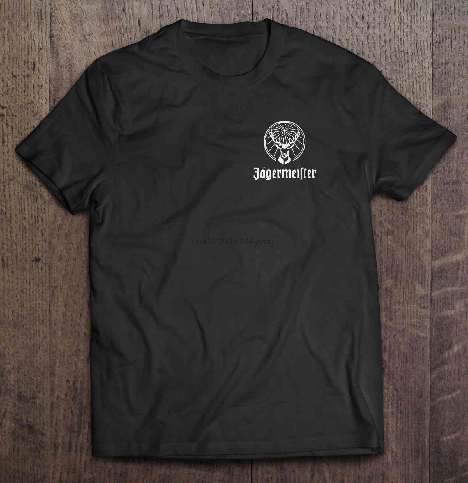 

Men Funny T Shirt Fashion tshirt Jagermeister Logo Version Women t-shirt