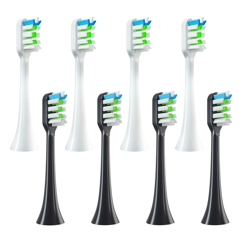 12 pièces/ensemble têtes de brosse à dents remplacement pour SOOCAS X3/X3U/X5 têtes de brosse à dents électrique remplacer la tête de brosse intelligente