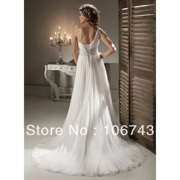 vestido de noiva Casamento сексуальное свадебное платье на одно плечо с бисером платья для матери невесты