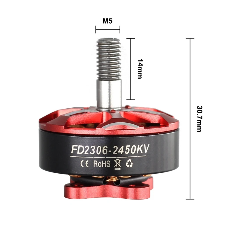 ABKT-HGLTECH вперед Fd2306 бесщеточные двигатели для гоночного дрона бесщеточные двигатели