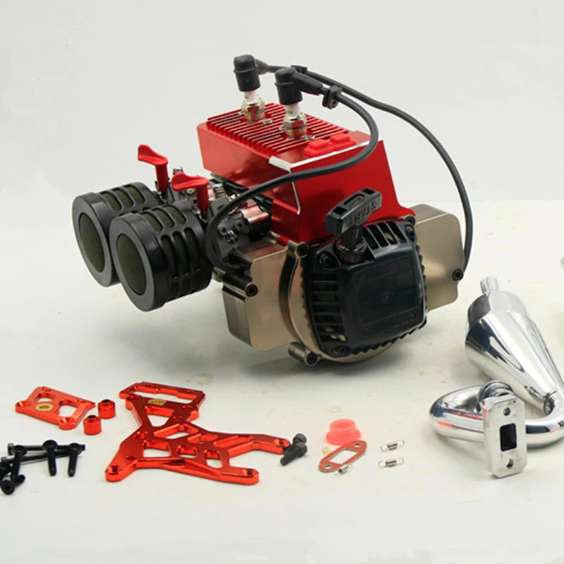 60ccダブルシリンダーエンジン 1 5 Rovan Hpi Kingmotor Fid Gtb Mcd Rc 自動車部品用 Engine Crank Engine Oil Recycling Equipmentengine Cvt Aliexpress