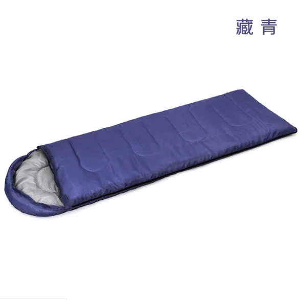 Ветряной Тур спальный мешок Кемпинг Конверт спальный мешок тепловой Взрослый зимний спальный мешок Открытый путешествия водонепроницаемый спальный мешок - Цвет: dark blue