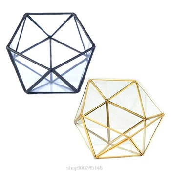 

Glass Terrarium Storage Box Jewelry Holder,Glass Geometric Terrarium Tabletop Succulent Plant Box Planter N16 20 Dropshipping