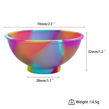 

Non stick 1000 pcs silicone bowl for rolling cigarette