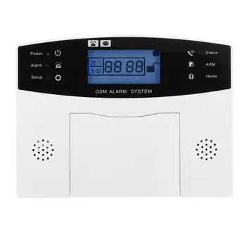 

LCD Screen GSM Wireless Home Burglar Alarm System SOS Motion Door Window Sensor Security Alarm (US Plug)