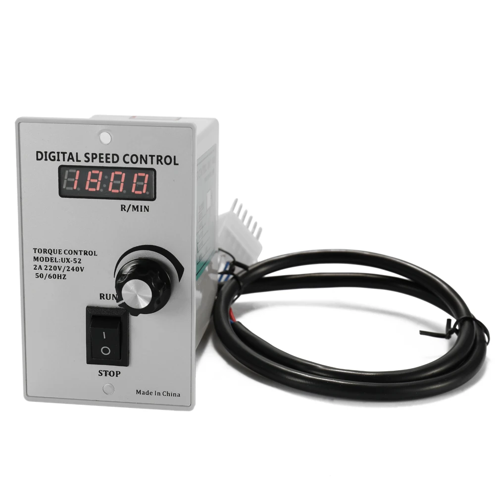 

Digital Display UX-52 400W Speed Motor Controller Regulated Speed Forword Backword Controller