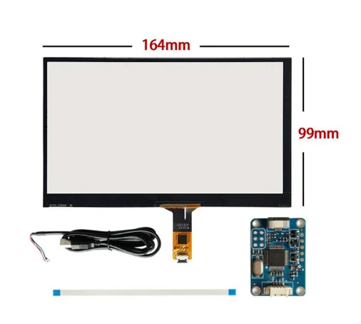 7 inch Touchscreen 50 PIN ЖК-экран дисплей ttl управление Лер HDMI управление драйвер платы для Lattepanda Raspberry Pi Banana Pi драйвер платы - Цвет: 7 inch Touchscreen