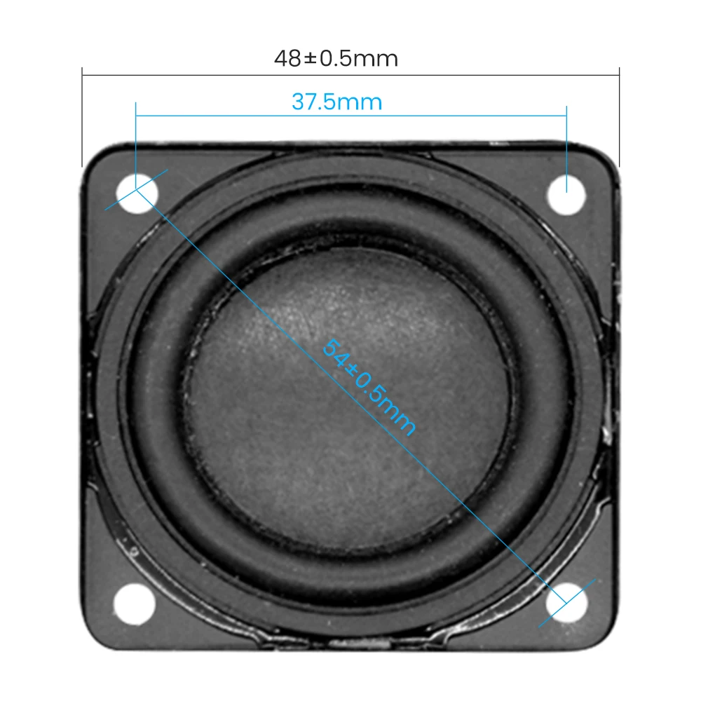 AIYIMA 2 шт. 48 мм портативная аудио Колонка бас громкий динамик 4 Ом 10 Вт НЧ динамик усилитель домашний звуковой кинотеатр DIY