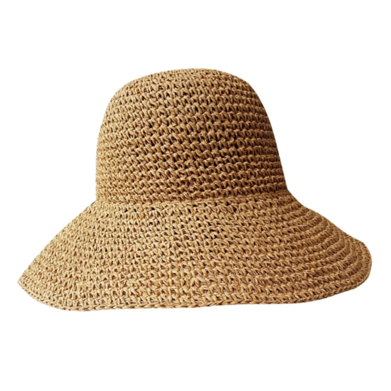 

Fashion Lady Straw Hat Women Summer Sun Visor Sunhat Floppy Bucket Cap Female Woman Summer Hat Straw Beach