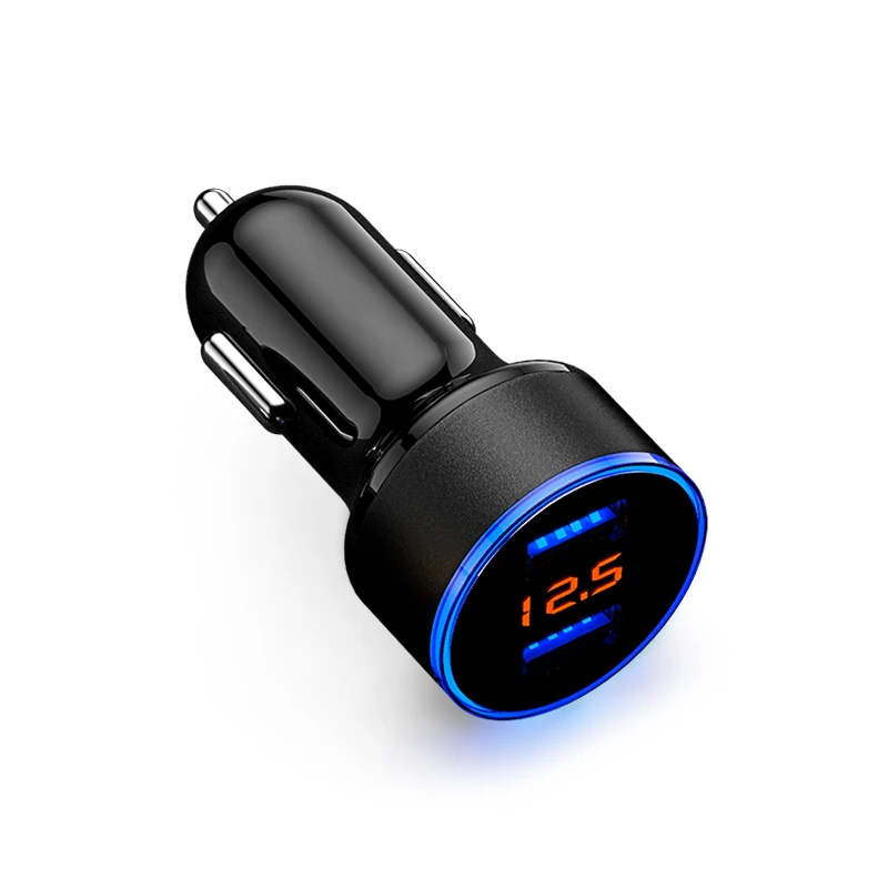 Car USB Charger Universal Quick Charge Charger 2 Port USB Fast Car Charger for iPhone Samsung Tablet Car-Charger Car Accessories - Название цвета: A