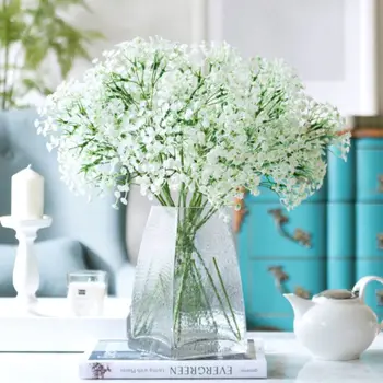 

10pcs Artificial Fake Gypsophila Silk Flower DIY Floral Bouquets Wedding Decor 67JB