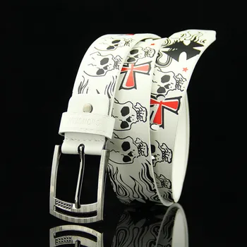 

New skull belts for men decorative belts for women cowboy belts for schoolboys street fashion your high quality focus PU