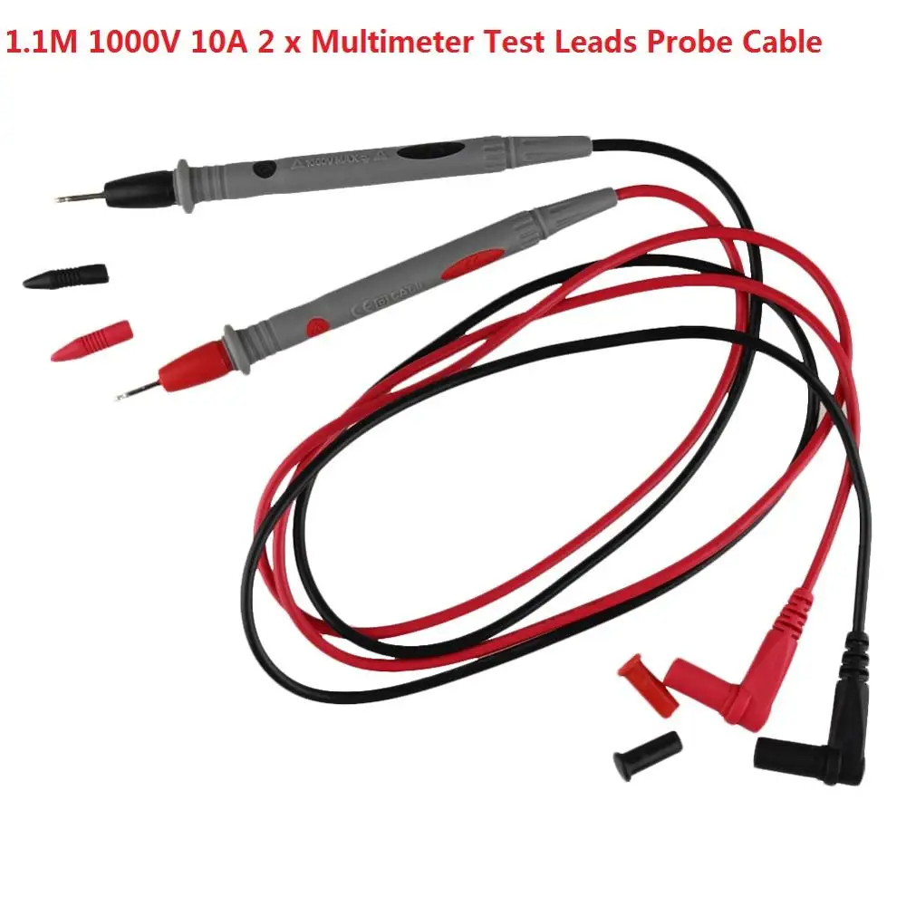 Test Wire DT9205 Профессиональный ЖК-цифровой мультиметр электрический Амперметр Вольтметр Сопротивление Емкость тестер AC DC ручной мультиметр - Цвет: Test Wire