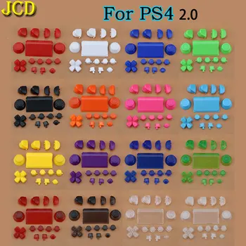 

JCD Full Buttons Mod Kit For PlayStation Dualshock 4 PS4 2.0 Controller Joystick R2 L2 R1 L1 Trigger Buttons Game Accessories