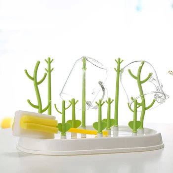 

Baby Milk Bottle Drain Drying Racks Tree Shape Bottle Dry Rack Bottles Cleaning Dryer Drainer Storage Feeding Pacifier YHZ020