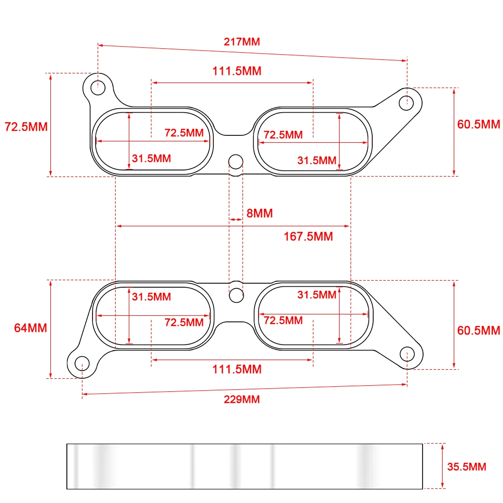 PQY заготовка блок питания впускной коллектор распорки для Subaru BRZ FR-S 13-17 PQY-VSC06