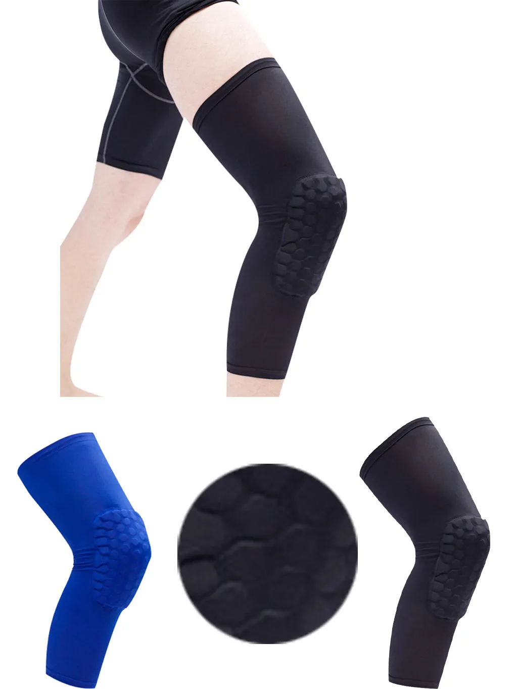 Breathable Basketball Football Sport Safety Kneepad Volleyball Knee Pads Training Elastic Knee Support Knee Protect